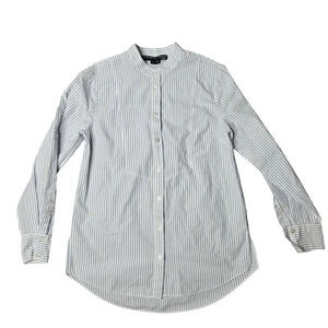 Veronica Beard Jeans Pinstripe Button Down Shirt